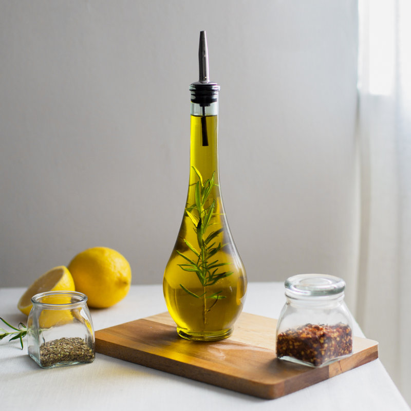 Glass Oil & Vinegar Cruet Set