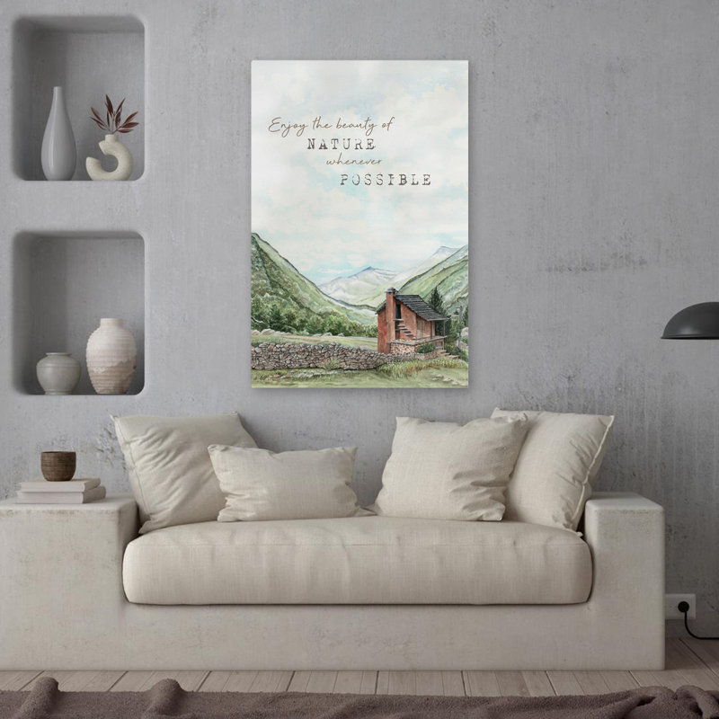 Profitez de la beauté de la nature, H 36 po x l 24 po