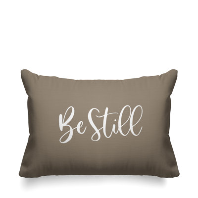 Housse et insert de coussin rectangulaire Aspire Be Still