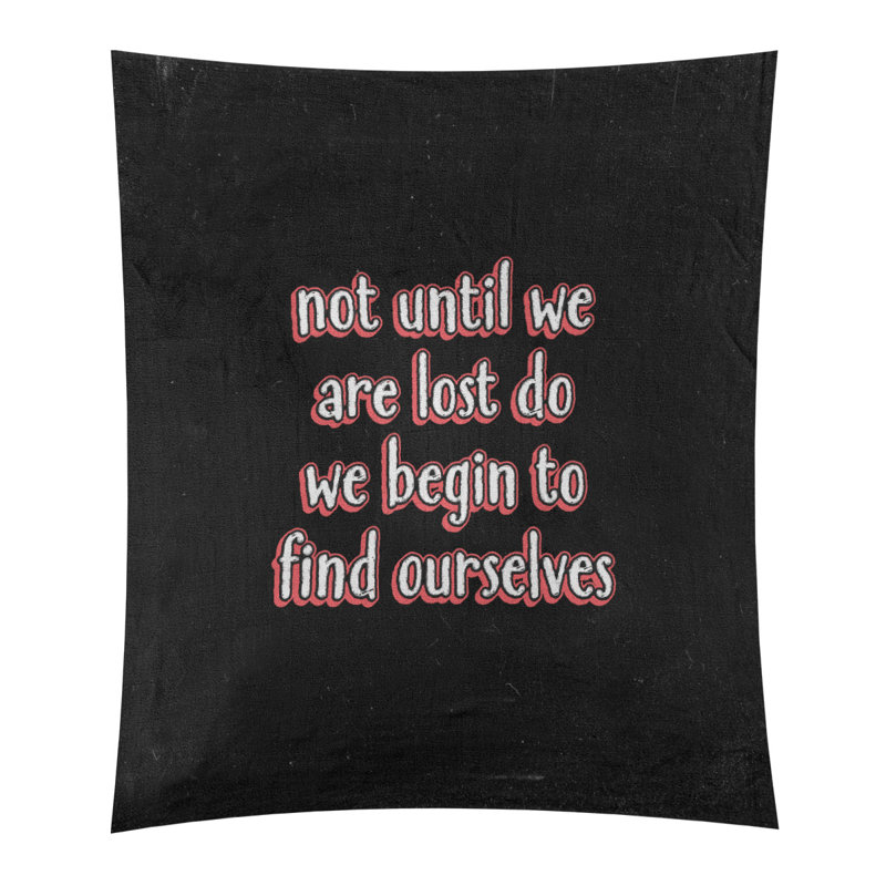 Tapisserie tableau noir de polyester trouver votre citation, H 60 po x l 51 po, Rouge
