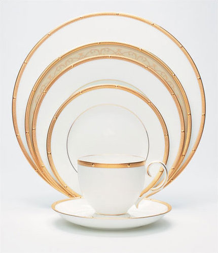 Collection de vaisselle Rochelle Gold