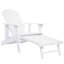 Chaise Adirondack pliable rustique en bois d'acacia pour le confort extérieur-744590727