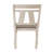 7pc Cottage Style Extendable Dining Table Set Chalk Gray Tow Tone Finish Upholstered Chair Dining Room Wooden Furniture Two Self-Storing Refectory Leaves Solid Wood