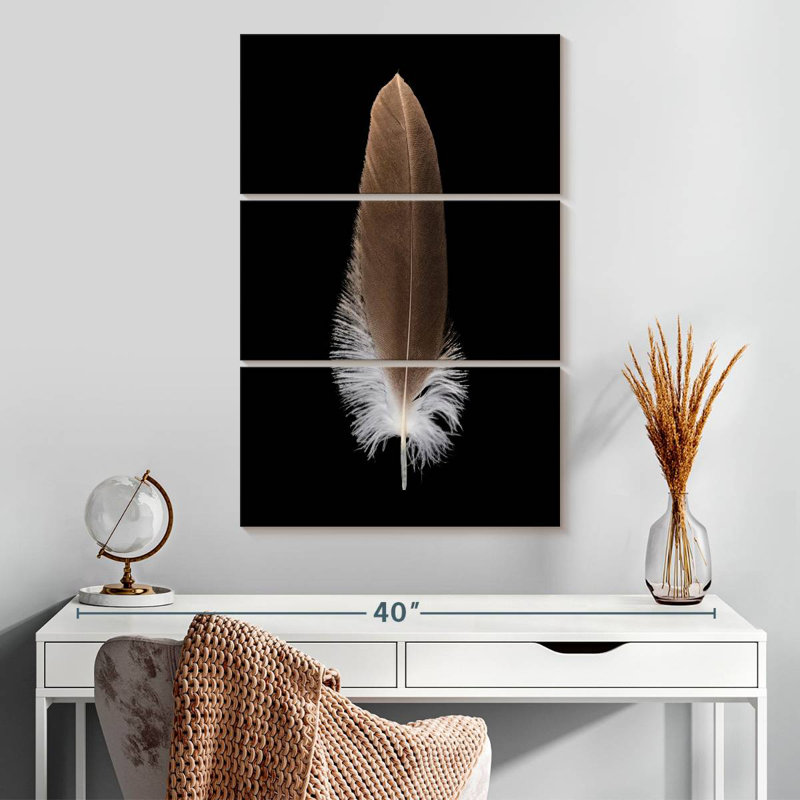 Plume brune Kerner Eagle, H 32 po x l 20 po