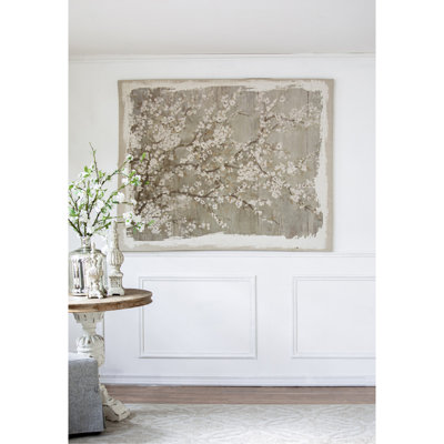 60" x 48" Large Cherry Blossom Canvas Art Print, Home Decor Accent Piece