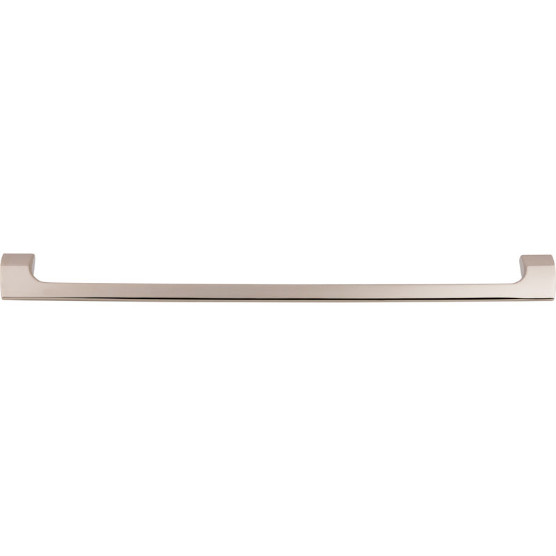 Holland Bar pull, Polished Nickel, 12" Center to Center