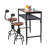 Jimmia 2 - Person Pine Solid Wood Top Four Leg Dining Set