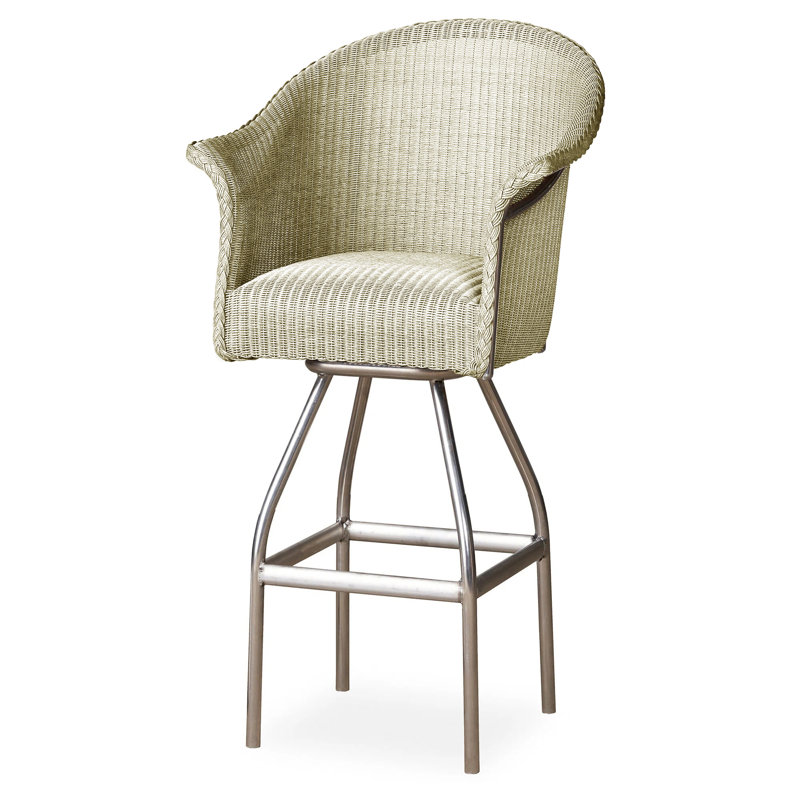 All Seasons Outdoor Bar Stool, Antique White