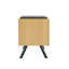 Banc de rangement décoratif en chêne clair