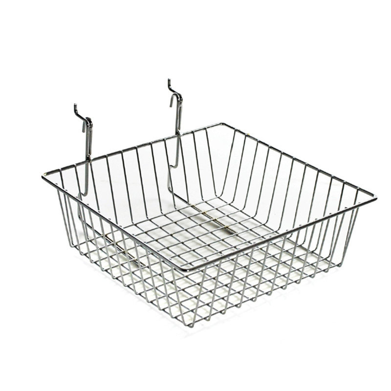 4.25"H Chrome Wire Basket, 2-Pack