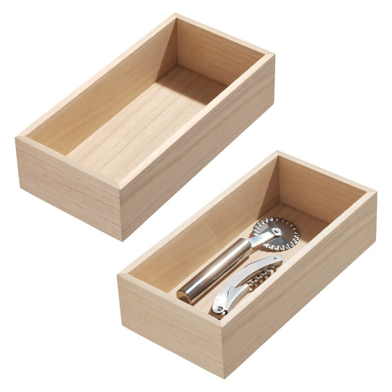 Ensemble de 2 tiroirs de cuisine iDesign Paulownia