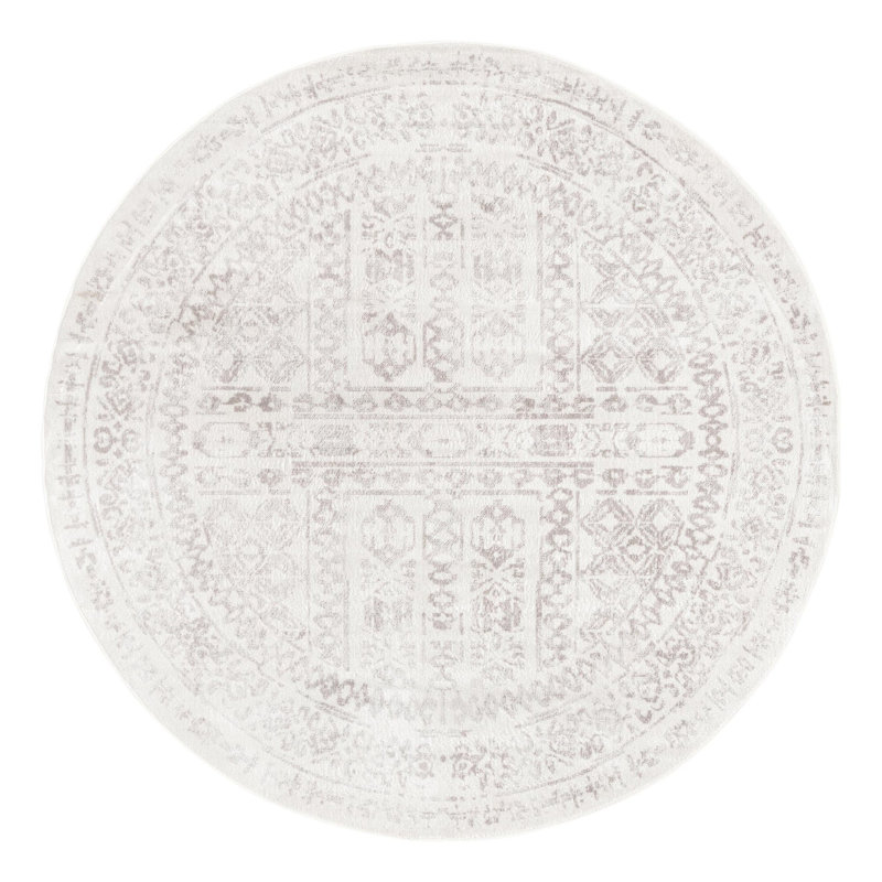 Brackett Oriental Indoor Rug, Round 7'1"