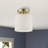 Dikla Fabric Semi Flush Mount