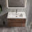 Kersha 30 Inch Single Bathroom Vanity with Ceramic Top with Overflow, Pre-Assembled-911790135-907008365-931875227