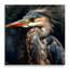 Graceful Heron Waterbird III - héron, art mural acrylique-49208386