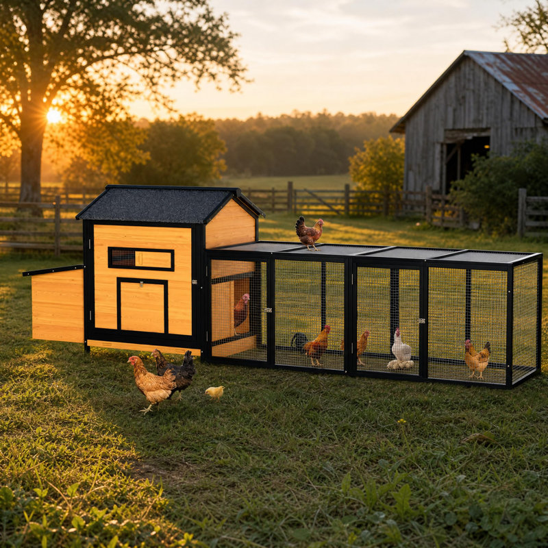 Chicken Coop, Yellow-black