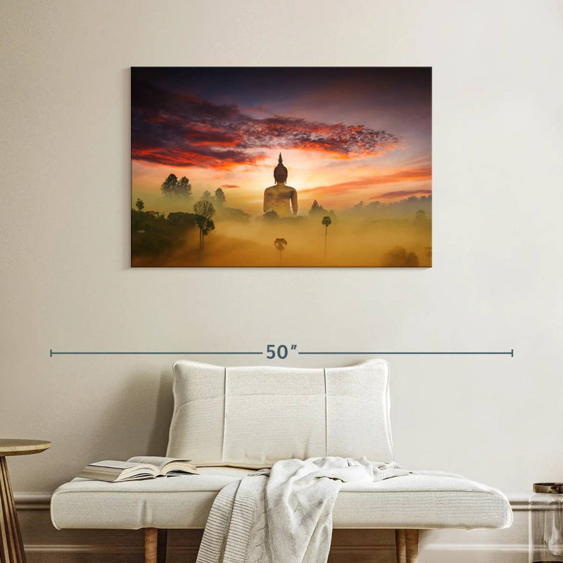  «Big Buddha At Sunrise», H 26 po x l 39 po