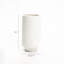 Vase blanc moderne en terre cuite 16,1 po