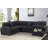 Amalyn  U-Shaped Modern Corduroy Sectional With Storage Chaise Lounge-77585898