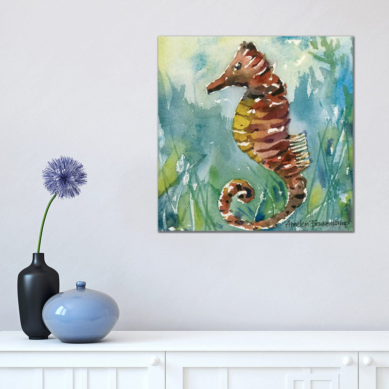 Stately 1 Piece Wrapped Canvas Painting, 45.72 cm H x 45.72 cm W x 1.91 cm D