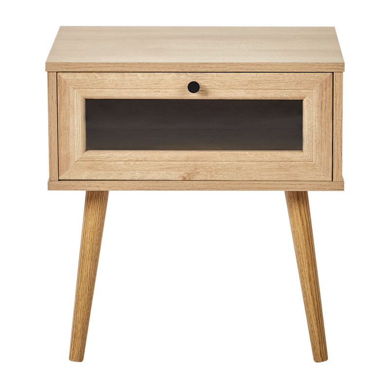 ALBANY 48 cm W Bedside Table