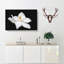 Blooming White Magnolia Painting - Wrapped Canvas-56656733
