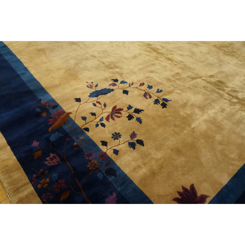 Handmade Wool Floral Area Rug