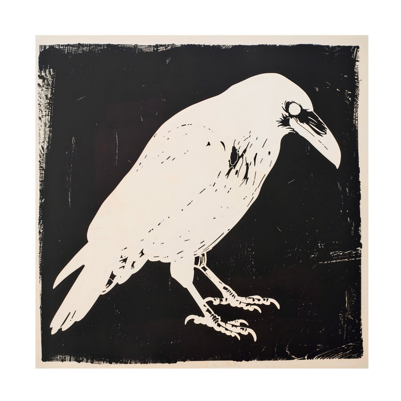 Art sur toile inversé, Andreas Magnusson, H 14 po x l 14 po