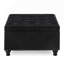 Large Square Wooden Legs Storage Ottoman-2026237061