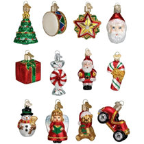 Robert Stanley Home Collection Assorted Glass Ornaments [7] EX – Trainz