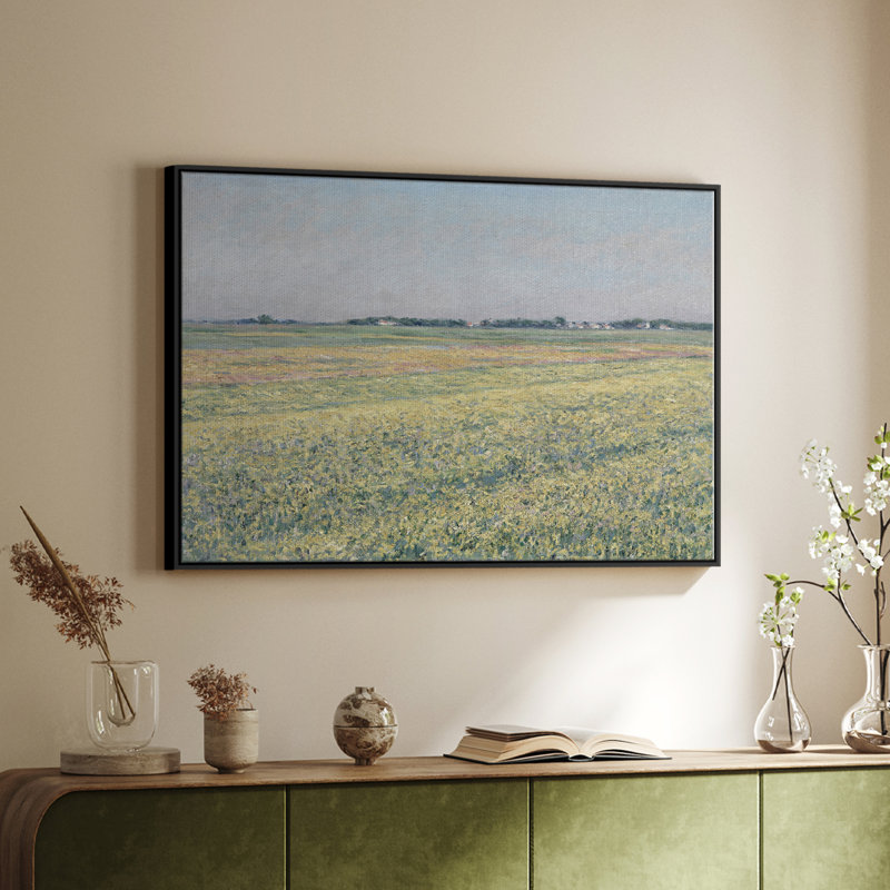 "Vintage Landscape -L III" sur toile, Noir, H 25 po x l 37 po