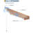 10'x8' Manual Retractable Awning with Crank Handle, Waterproof PU-Coated Polyester, Aluminum Frame for Deck, Patio, Porch, Balcony-124629741-124629740-124629739