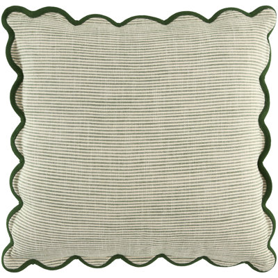 Arcella Striped Cotton Throw Pillow