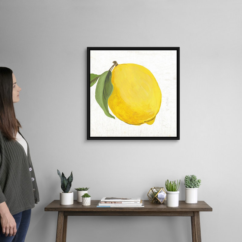 «Sweet and Sour» par Aimee Wilson - reproduction d'art, H 26 po x l 26 po x P 1,75 po, Toile avec cadre noir
