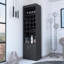 Armoire de bar 16 tablettes Black Wengue