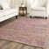 Ferrera Abstract Hand-Knotted Purple/Beige/Orange Area Rug