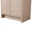 Meuble-lavabo autoportant avec 2 portes d'armoire à fermeture en douceur ((Kd-Packing), seulement meuble-lavabo sans comptoir