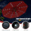Parasol de patio solaire 10 pi avec 32 lumières DEL 3 niveaux-801259607