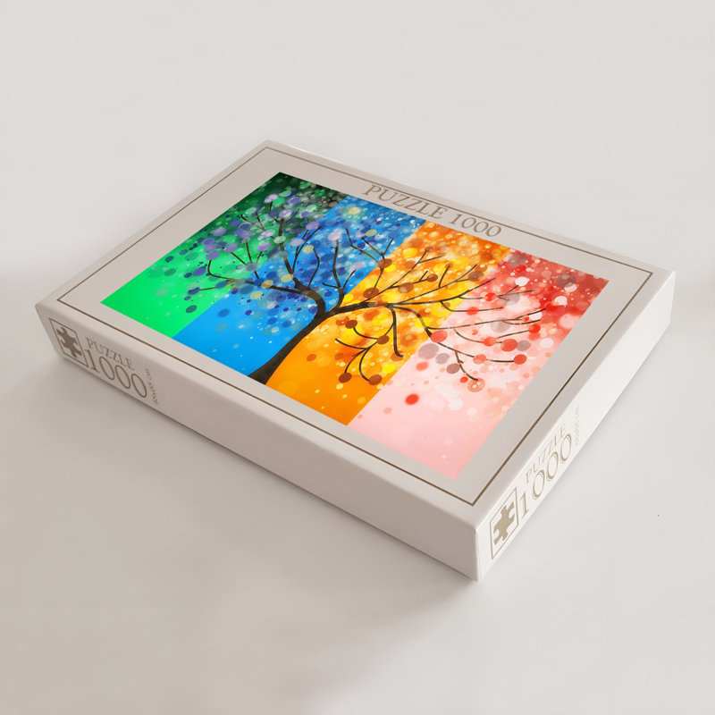Casse-tête 1000 pièces, 26,8 po x 18,9 po | Conception 100% carton de haute qualité et éclatante | Parfait pour le plaisir en famille, le soulagement du stress et les jeux éducatifs | Cadeau pour adultes et enfants | Dimensions de la boîte: 13,2 po x 9,1 po x 2,0 po