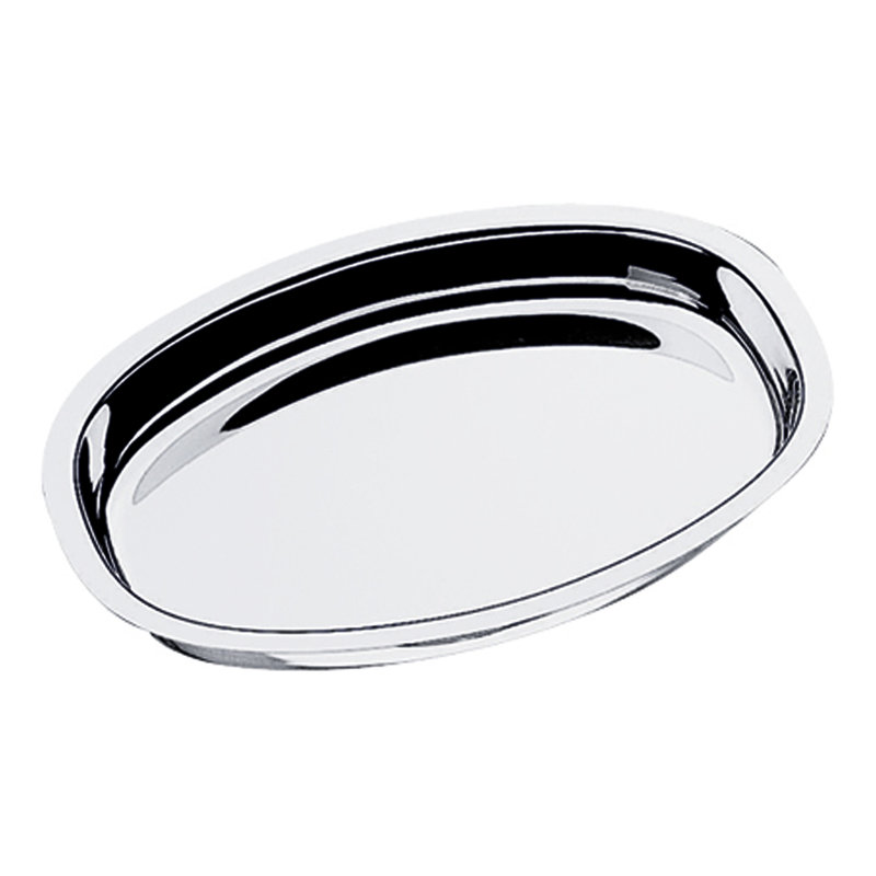 Plateau en acier inoxydable 18/10 MEPRA, H 1,57 po x L 9,84 po x l 7,09 po