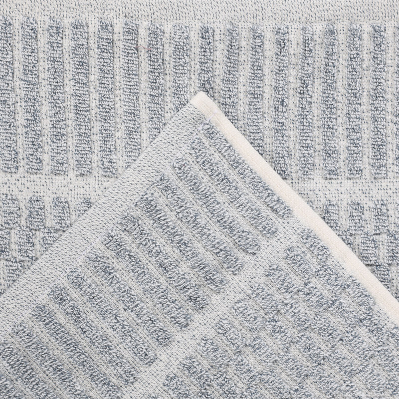 Serviettes de bain Juno, Bleu denim, Serviette de bain - paquet de 2