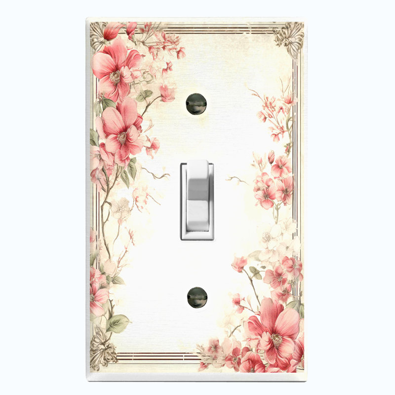 Christmas Festive Tree Lights 1 - Gang Toggle Light Switch Standard Wall Plate