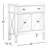 Acantha 32" H x 32" W 2-Door Mirrored Accent Cabinet-221497228