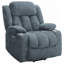 Beca Slate Blue Upholstered Power Lift Recliner