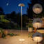 Lampe d'intérieur / extérieur à DEL à intensité réglable et réglable en hauteur à champignon réglable en métal 59 po Laurel-133936861