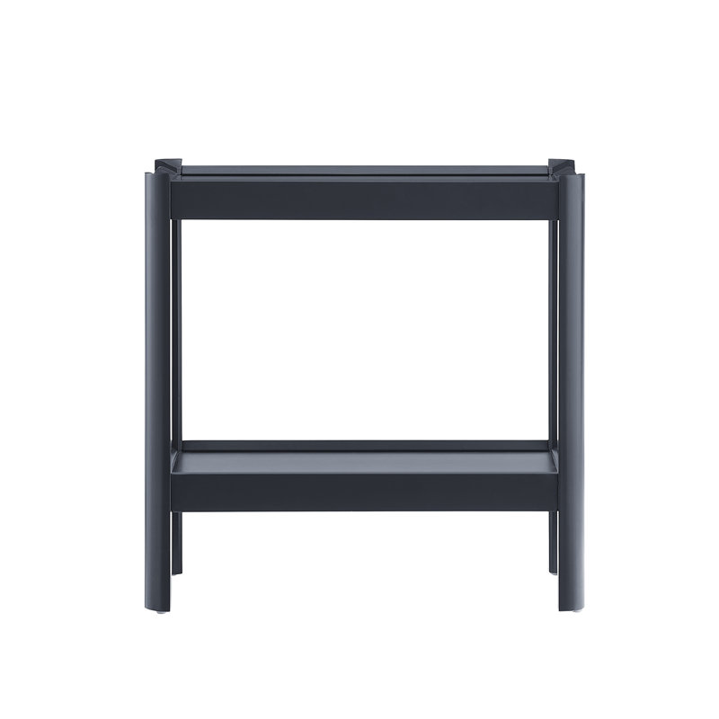 Table de chevet moderne noir mat Yonda