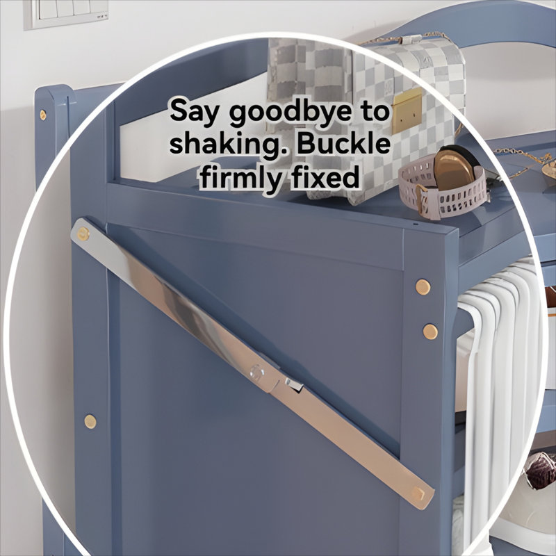 Space-Saving Foldable Shoe Rack - Multi-Layer Bamboo Shoe Organizer For Home, Entryway Storage With Dust-Proof Curtain