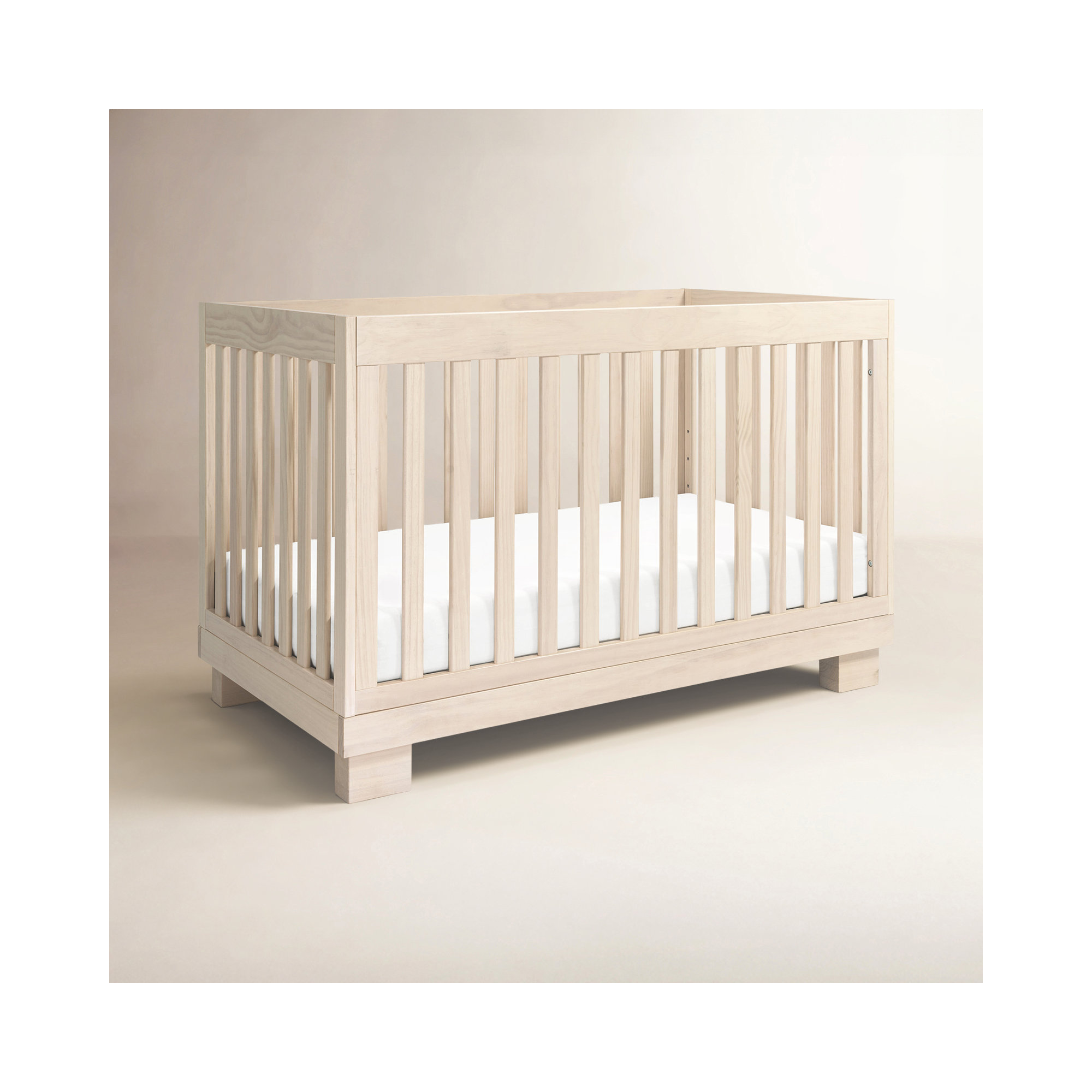 Modo 3-in-1 Convertible Crib, Washed Natural