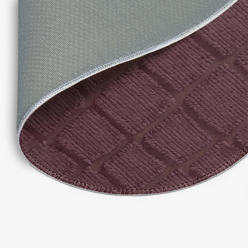 Tapis brun intérieur et extérieur Trellis, Rond 5 pi