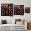 Coloré disques vinyle Melody III - Disques vinyles acrylique, art mural moderne-101499991